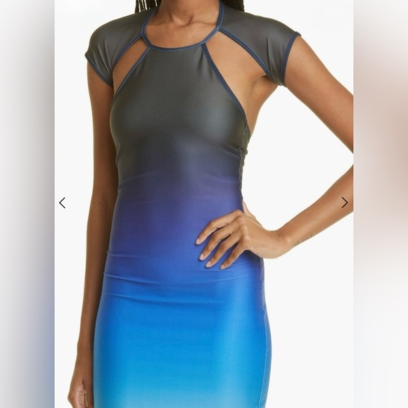 Sammy B. Alexis Ombre Maxi Dress Blue/Yellow | Size S NWT - Picture 10 of 12